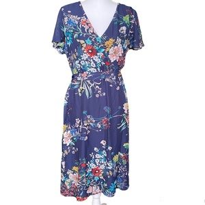 R Wish Floral BOHO Dress Size M